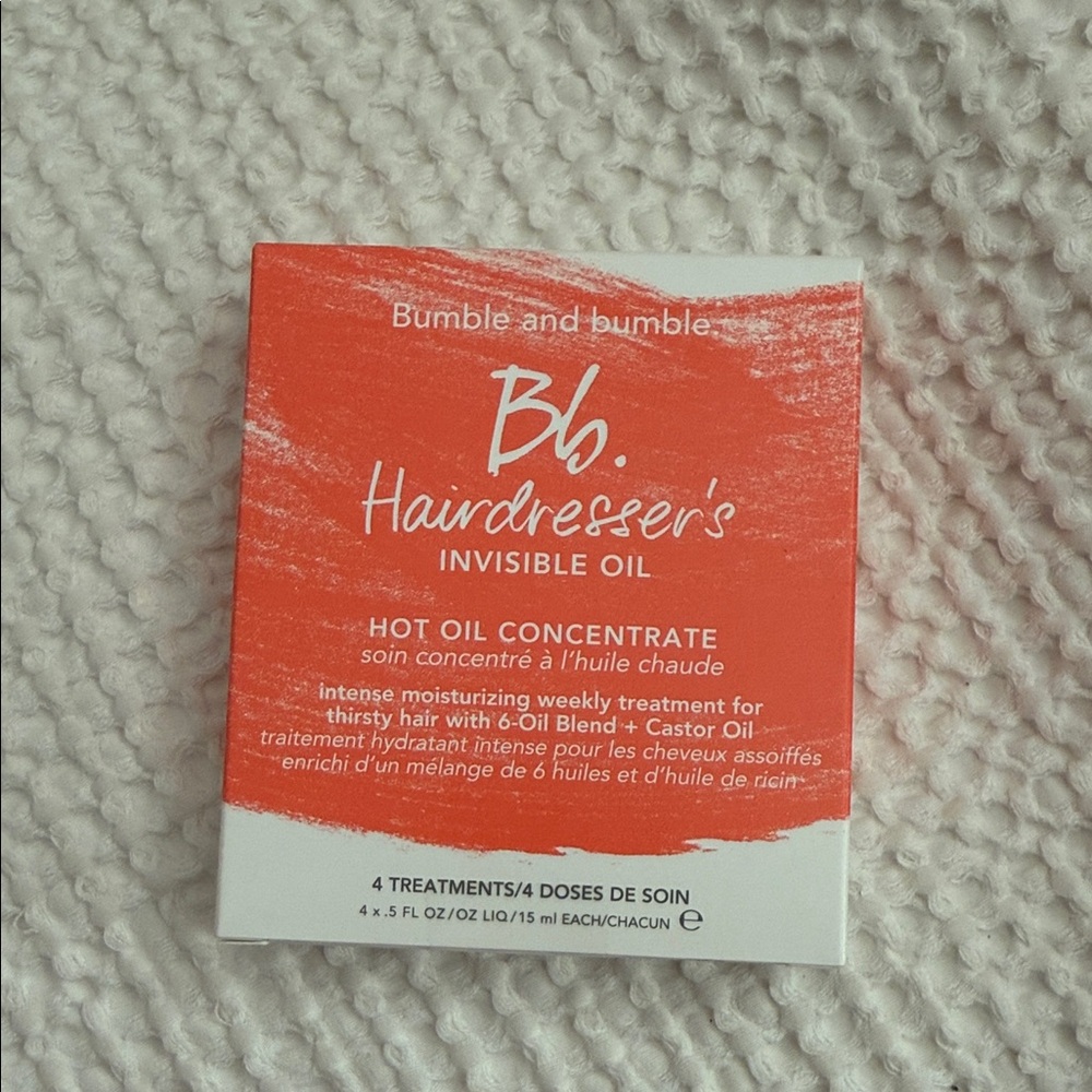 Bumble and Bumble Invisible Oil - Hot Oil Concentrate